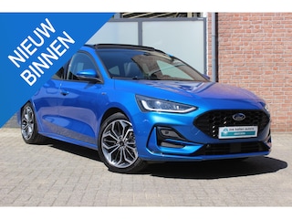 Ford Focus Wagon 1.0 EcoBoost 155pk Hybrid ST Line X Navi, Pano, Haak, Driver Ass Pack, Leer, Winterpack, El. Klep, Volle auto!