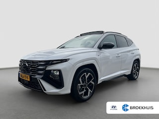 Hyundai Tucson 1.6 T-GDI PHEV 252pk N-Line Sky Business | Schuifdak | Dodehoekdetectie | Stoelverwarming | Stuurverwarming | Draadloos carplay | 19'' Velgen | Alcantara lederen bekleding | Camera | Premium audio | Adaptive cruise controle