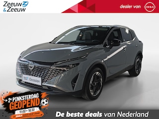 Nissan Qashqai 1.3 MHEV Xtronic N-Connecta | 1800kg trekgewicht | Head-up display | Navigatie | 360grd camera | pdc voor en achter | Electrische achterklep | Panoramisch glazen dak | Stuur- stoel en stuurverwarming |