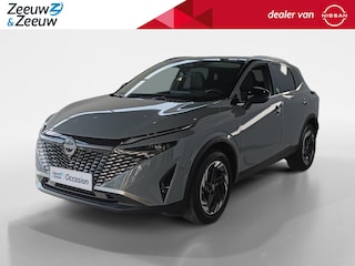 Nissan Qashqai 1.3 MHEV Xtronic N-Connecta | 1800kg trekgewicht | Head-up display | Navigatie | 360grd camera | pdc voor en achter | Electrische achterklep | Panoramisch glazen dak | Stuur- stoel en stuurverwarming |