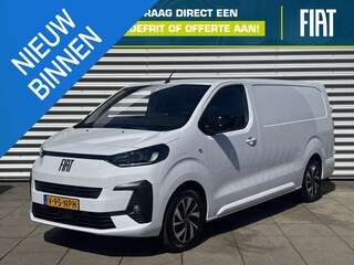 Fiat Scudo L3 75 kWh 17" lichtmetalen velgen | City Pakket | Exterieurpakket | Full Eco LED koplampen met dagrijverlichting | Geïsoleerde comfort scheidingswand met vaste ruit | Houten afwerking laadruimte | LED Laadruimte verlichting