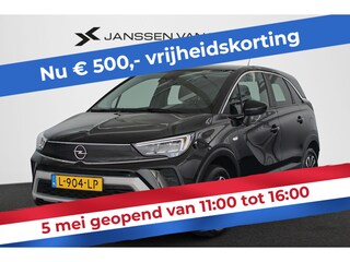 Opel Crossland 1.2 Turbo Elegance 110PK Stuur-Stoelverwarming Trekhaak Camera Apple Carplay LED