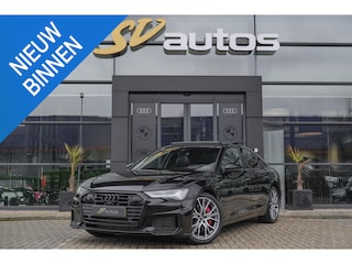 Audi A6 Limousine 55 TFSIe Competion 367pk Quattro Panoramadak 4-wielbesturing Nachtzicht B&O audio Matrix Trekhaak elektrisch