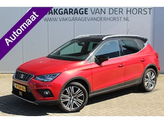 Seat Arona 1.0-115pk TSI Xcellence Business Intense AUTOMAAT ! Gun uzelf het plezier en comfort van een automaat ! Autm. airco dual, cruise cntrl, LM wielen, keyless entry-keyless go, camera, parkeersensoren v en a, dodehoek ass., LED verl., navigatie, telefoonvoorb. etc