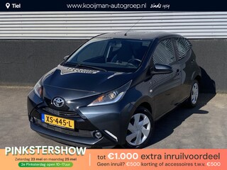 Toyota Aygo 1.0 VVT-i x-pure Automaat, Airco, achteruitrij camera, bluetooth telefoonvoorbereiding, centrale deurvergrendeling, neerklapbare achterbank!