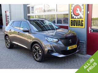 Peugeot 2008 1.2 PureTech Blue Lease Allure O.a: PDC, Camera, Leder, Pano, Trekhaak, Stoelverw, Etc. All-in prijs!