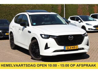 Mazda CX-60 2.5 e-SkyActiv PHEV Homura / SoH 95,8% / Trekhaak / Panoramadak / 360Camera / Head-up / Leder / Keyless / 20'' / Dodehoek / DAB / Navigatie / Stoelverwarming / ACC