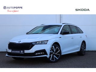 Skoda Octavia Combi 1.4 TSI iV PHEV Sportline Business 204pk DSG6 | SOH 95,2% | HUD | Stoelverw voor- en achter | Adaptive
