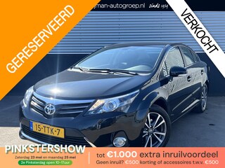 Toyota Avensis 2.0 VVTi Dynamic Business Navigatie, Parkeersensoren, Achteruitrijcamera, Volledige historie, Stoelverwarming, Climate control