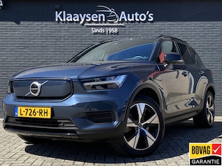 Volvo XC40 Recharge Twin Plus 408 pk AWD | 1e eigenaar | dealer onderh. | leder/alcantara | trekhaak | stoel/stuurverwarming