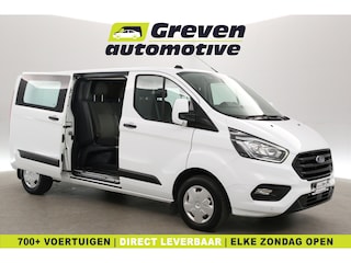 Ford Transit Custom 2.0 TDCI L2H1 | DC | 6 Zits | 2800kg Trekgew. | Airco | Cruise | 2xSchuifdeur | Parkeersens. | Trekhaak