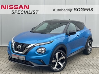 Nissan Juke 1.0 DIG-T Tekna Automaat Navigatie, Half Leder, Climate Control, 360 Camera, 19"Lm, Adaptive Cruise Control, Stoel/Stuurverwarming