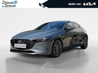 Mazda 3 2.0 e-SkyActiv-G M Hybrid 122 Comfort met Bose | Apple Carplay / Android Auto | Navigatiesysteem | Licht + Regensensor | Elektrisch Verstelbare Bestuurderstoel  | Stoel + Stuurverwarming | Parkeersensoren Voor + Achter | Camera Achter | 18"Lichtmetalen velgen | Lederen Bekleding | Cruise Control Adaptief