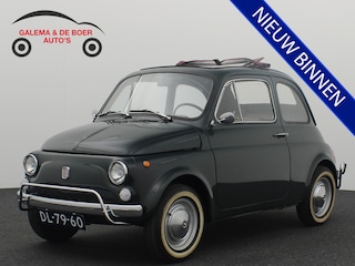 Fiat 500 R OPEN DAK / ROOD LEER / LEUKE HOBBY AUTO VOOR LEUKE PRIJS