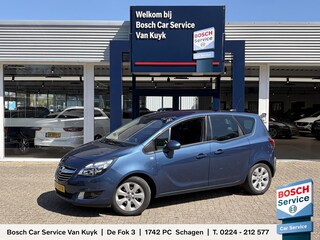 Opel Meriva 1.4 Turbo Blitz / NL-Auto / 1e-Eigenaar / Stuur-Stoelverwarming / Cruise-Control / Trekhaak / Climate-Control / Radio-Bluetooth / Navi / PDC V+A / Camera / 16'' LMV / ENZ.
