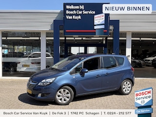 Opel Meriva 1.4 Turbo Blitz / NL-Auto / 1e-Eigenaar / Stuur-Stoelverwarming / Cruise-Control / Trekhaak / Climate-Control / Radio-Bluetooth / Navi / PDC V+A / Camera / 16'' LMV / ENZ.