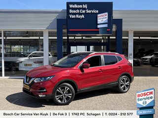 Nissan Qashqai 1.3 DIG-T N-Connecta / NL-Auto / 1e-Eigenaar / Panodak / 360°-Camera / Cruise-Control / Climate-Control / Apple-Carplay & Android-Auto / Keyless / DAB Radio-Bluetooth / Navi / PDC V+A / 18'' LMV / ENZ.
