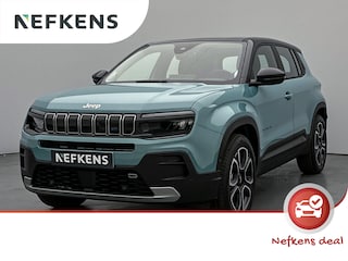 Jeep Avenger Summit 54 kWh 156pk Atomaatu | 3 Fase | Elektrische Klep | Adaptieve Cruise Control | Navigatie | 18"LMV | Full-LED | Dodehoekdetectie | Stoelverwarming | Apple Carplay/Android Auto |