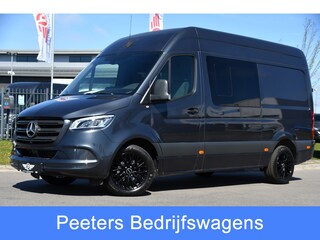 Mercedes-Benz Sprinter 319 V6 3.0 CDI L2H2 DC PB Edition Cruise, 360 Camera, Carplay, LED, 190pk, Virtual, Geveerde stoel, NAVI, Automaat, Uniek!