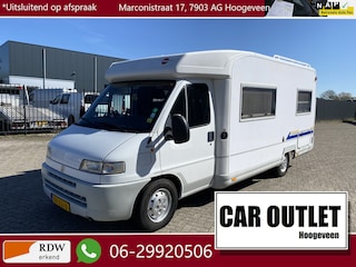 Bürstner T-604 Fiat 2.8L 115Dkm, Ruime Camper met Toilet, Douche en vast 2 persoons bed, nw. APK – Inruil Mogelijk –