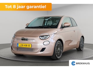 Fiat 500 3+1 La Prima 42 kWh | 8 Jaar Garantie | SOH 100% | Navigatie | Camera | Keyless | Parkeersensoren | Kunstlederen bekleding |