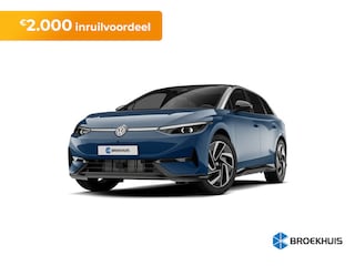 Volkswagen ID.7 Tourer Pro Limited Edition | Achterbank in ongelijke delen neerklapbaar incl. middenarmsteun en doorlaadmogelijkheid | Afstandscontrolesysteem (Front Assist), met voetgangers- en fietsersherkenning | Airconditioning automatisch, 2-zone (Climatronic)