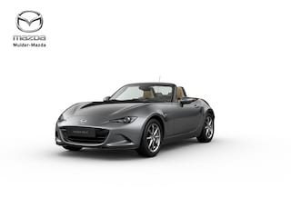 Mazda MX-5 SKYACTIV-G 132 Kazari | 16-inch lichtmetalen velgen in Bright Dark (Skyactiv-G 132) | 17-inch lichtmetalen velgen in Machining (Skyactiv-G 184) | 8-inch LCD-touchscreen kleurendisplay