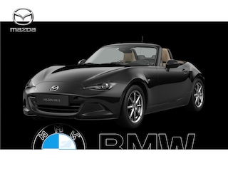 Mazda MX-5 SKYACTIV-G 132 Kazari | 16-inch lichtmetalen velgen in Bright Dark (Skyactiv-G 132) | 17-inch lichtmetalen velgen in Machining (Skyactiv-G 184) | 8-inch LCD-touchscreen kleurendisplay
