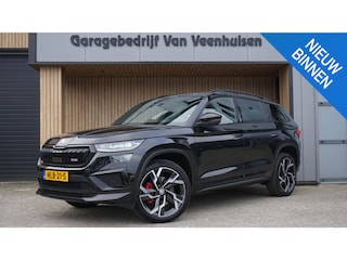 Skoda Kodiaq 2.0 TSI 245pk VRS 7-Zits DSG RS-Seats Pano.Dak Stuur/Stoelv.w. Trekhaak 20inch LM Sfeerverlichting RS Mode *Unieke Skoda* 62561km!