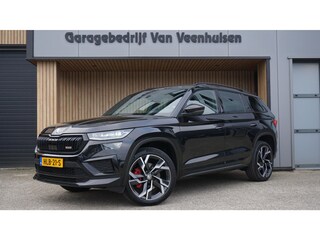 Skoda Kodiaq 2.0 TSI 245pk VRS 7-Zits DSG RS-Seats Pano.Dak Stuur/Stoelv.w. Trekhaak 20inch LM Sfeerverlichting RS Mode *Unieke Skoda* 62561km!