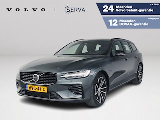 Volvo V60 T6 Plug-in hybrid AWD Plus Dark | SOH 100% | 360° camera | Harman Kardon | Stoel- en Stuurverwarming | Trekhaak
