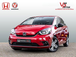 Honda Jazz 1.5 Full Hybrid Executive Automaat | Premium Crystal Red Metallic | Volledig dealeronderhouden | Dode hoek detectie | Navi | Carplay | PDC | Camera