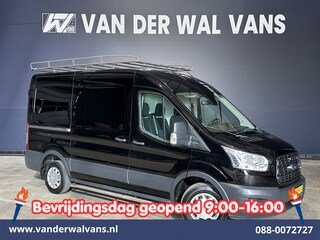 Ford Transit 2.0 TDCI 130pk L2H2 inrichting Euro6 Airco | Camera | Imperiaal | Sidebars | Trekhaak 2540kg Cruisecontrol, Verwarmde Voorruit, Trap, Parkeersensoren, Bijrijdersbank