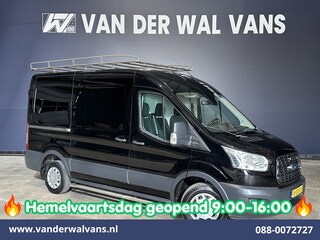 Ford Transit 2.0 TDCI 130pk L2H2 inrichting Euro6 Airco | Camera | Imperiaal | Sidebars | Trekhaak 2540kg Cruisecontrol, Verwarmde Voorruit, Trap, Parkeersensoren, Bijrijdersbank
