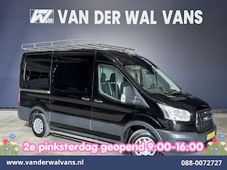 Ford Transit 2.0 TDCI 130pk L2H2 inrichting Euro6 Airco | Camera | Imperiaal | Sidebars | Trekhaak 2540kg Cruisecontrol, Verwarmde Voorruit, Trap, Parkeersensoren, Bijrijdersbank