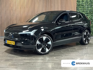 Volvo EX30 Single Motor Extended Range Ultra 69 kWh | 99% SoH | 360° 3D Camera | Stoel en Stuurwielverwarming | Panoramadak | Harman Kardon | 20 inch | Elektrische voorstoelen | Adaptieve Cruise Control | Pilot Assist | BLIS Dode Hoek Detectie | Keyless Drive | Parkeersensoren voor+achter | Privacy Glass | Google Infotainment | Elektrisch bedienbare achterklep | Electronic Climate Control 2-Zone | Indigo - Textiel / Nordico bekleding | Warmtepomp | Apple Carplay | Volvo On Call met mobiele App functie | Onyx Black Metallic |