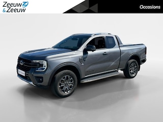 Ford Ranger 2.0 Super Cab EcoBlue Wildtrak 205 pk Automaat | Navigatie | Trekhaak | Rollertop handbediend | BLIS | Lederen bekleding