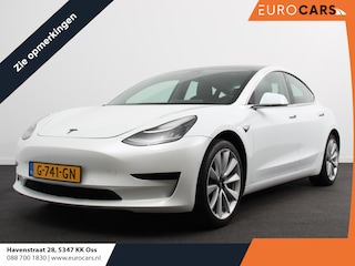 Tesla Model 3 RWD 60 kWh Standard Range Plus | Handel/Export ! Navigatie Panorama dak 360 camera Parkeersensoren Stoelverwarming 19" lichtmetalen velgen Ledverlichting Leder Climate Control