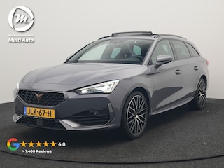 Cupra Leon 1.4 e-Hybrid VZ Copper Edition PHEV 245pk Dealer O.H PHEV | Panodak | Adaptive Cruise | Sportstoelen Memory & Verwarmd | Sfeerverlichting | Apple Carplay | Blis | Keyless | Stuur Verwarmd | Navigatie | Virtual | DAB | Plug In Hybrid