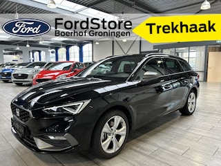 Seat Leon Sportstourer 1.5 TSI e-Hybrid 204pk FR Business | Trekhaak | Stoel // stuurwiel verwarming | Adapt. Cruise | Camera | 1/2 leer | Fabrieksgarantie t/m 05-2029 |