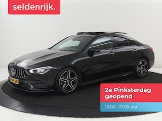 Mercedes-Benz CLA 180 AMG Line | Panoramadak | Carplay | Leder/Alcantara | Stoelverwarming | Navigatie | Keyless | Camera | Full LED | Sportstoelen | Widescreen | Sfeerverlichting | Climate control