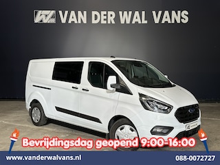 Ford Transit Custom 2.0 TDCI 131pk Automaat L2H1 Dubbele Cabine Euro6 Airco | 6-Zits | Camera | Navigatie | Apple Carplay Android Auto, Xenon, Cruisecontrol, Stoelverwarming, Verwarmde voorruit, Parkeersensoren, Achterklep