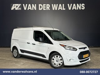 Ford Transit Connect 1.5 TDCI 101pk L2H1 Inrichting Euro6 Airco | Cruisecontrol | 3-Zits | Trekhaak | Verwarmde voorruit Dakdragers, Bijrijdersbank