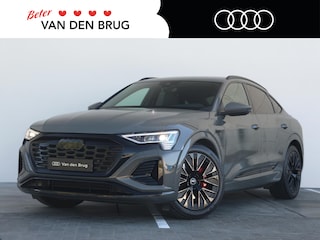 Audi Q8 e-tron 55 quattro S Edition Competition 115 kWh | Leder | Rode stiksels | Keyless | Matrix Led | 360° camera | Luchtvering | Elektr. verstelbare voorstoelen + memory |