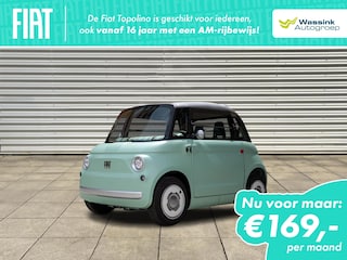 Fiat Topolino 5,5 kWh 8pk | Brommerrijbewijs vanaf 16 jaar | Nu bestellen is dit jaar rijden!