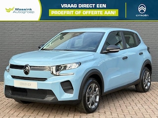 Citroën C3 113pk You | 3 Fasen | 320 km WLTP Range | Cruise Control | Bluetooth | Sensoren Achter |