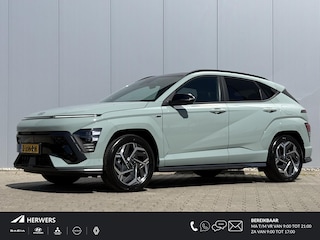 Hyundai Kona 1.6 GDI HEV N Line Sky / Trekhaak met afneembare kogel 1300 kg geremd / Schuif-/kanteldak / Stoel verwarming/verkoeling voor / Stoelverwarming achter / Apple Carplay/Android Auto /