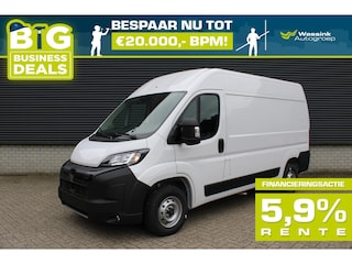 Peugeot Boxer 2.2 HDi 140PK L2H2 3,5T I Zwaar | Trekhaak 3.000KG Trekgewicht I Pack Techno I Verzwaarde vering I Navigatie