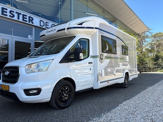 Chausson 640 A035LWG27E3PN4/ NL camper/ 28.000 KM/ Bed uit plafond/ Fietsenrek vast/ Vele opties