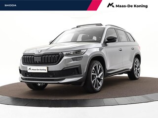 Skoda Kodiaq 1.5 TSI 150pk DSG Sportline Business · Panoramadak · Camera · Matrix LED · Elek. Stoel + Geheugen · Keyless · Stoelverwarming · ACC · Garantie t/m 18-07-2027 of 100.000km